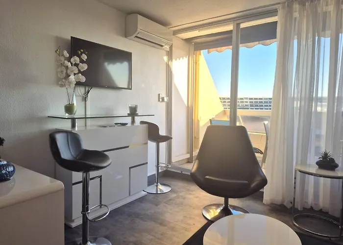 Premium Avec Balcon Au Cap D'agde - Climatisation Et Parking - Fr-1-867-2